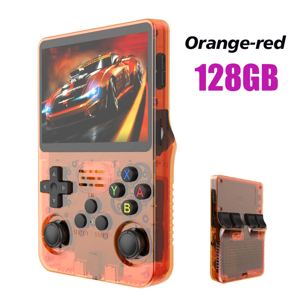 Open Source R36S Retro Handheld Video Game Console Linux System 3.5 Inch IPS Screen Portable Pocket Video Player 64GB 128G Games